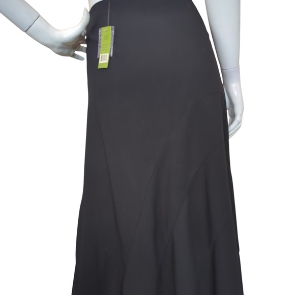 NIC+ZOE Black Flared A-line Midi Skirt NWT - Picture 7 of 13